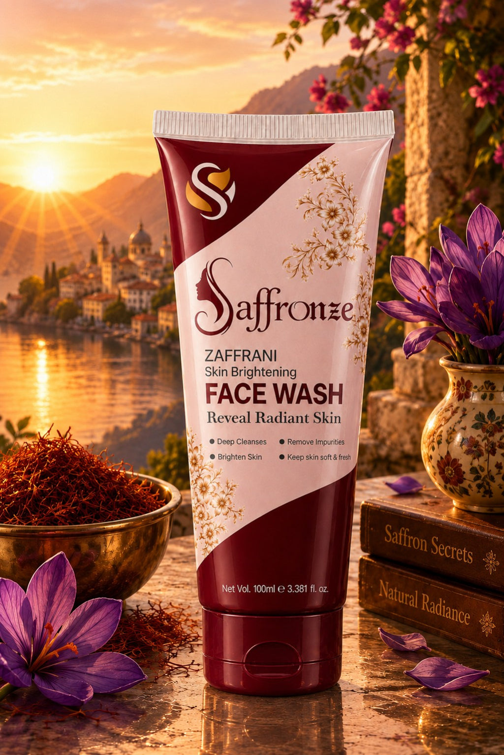 Saffronze Zaffrani Skin Brightening Face Wash 100ml
